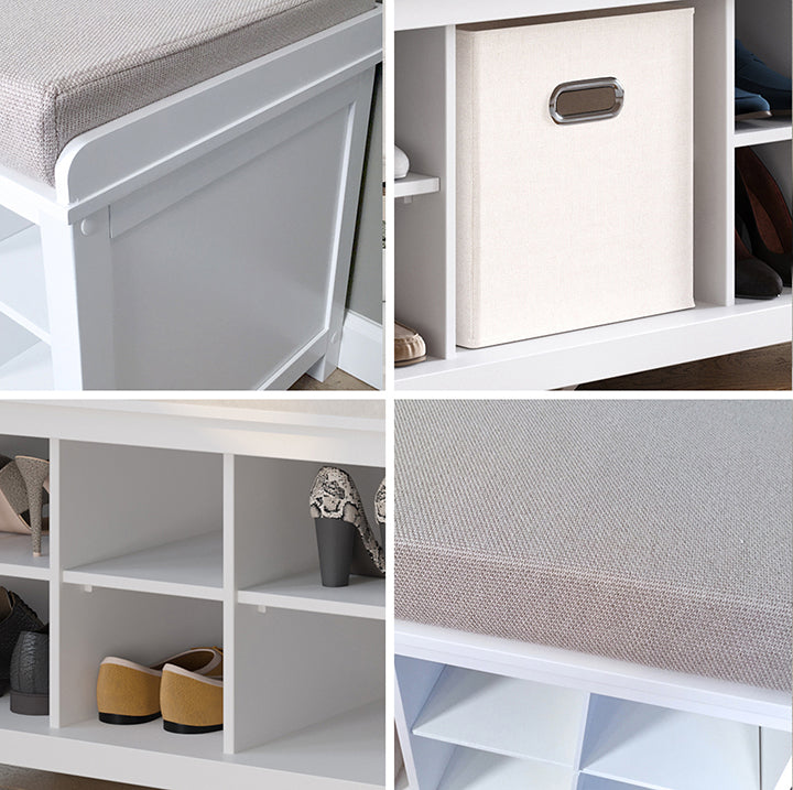 image highlighting the John Louis Home bench features