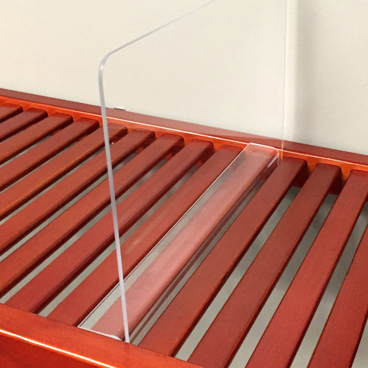 Clear Acrylic Shelf Divider - John Louis Home - Closet Shelves