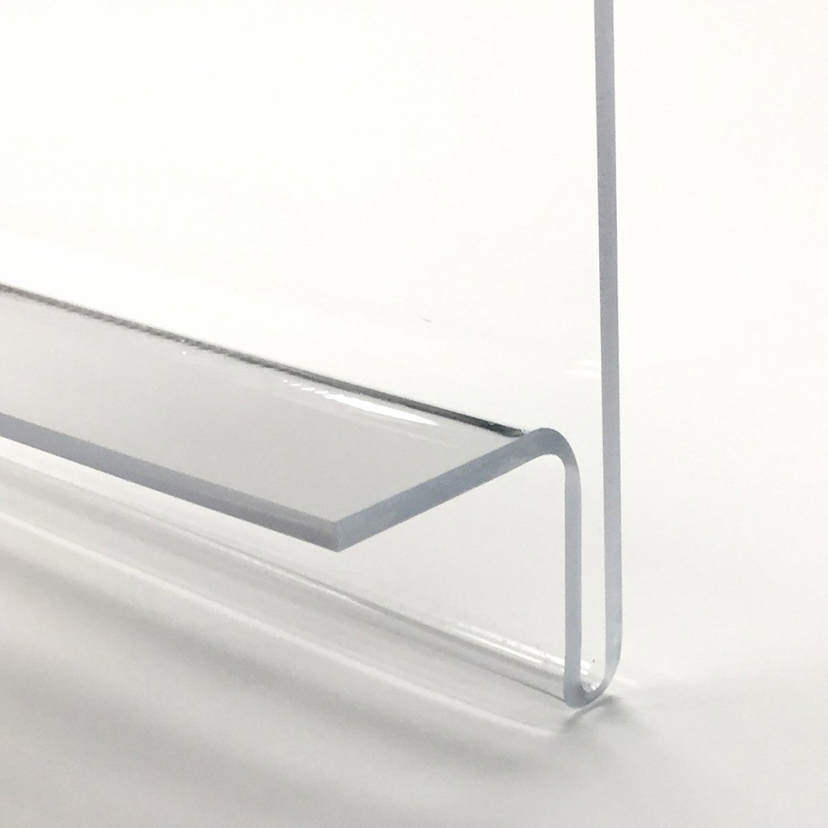 Clear Acrylic Shelf Divider - John Louis Home - Closet Shelves