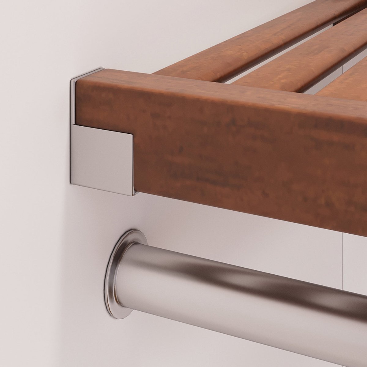 Garment Bar End 2 - Pack - John Louis Home - Garment Racks