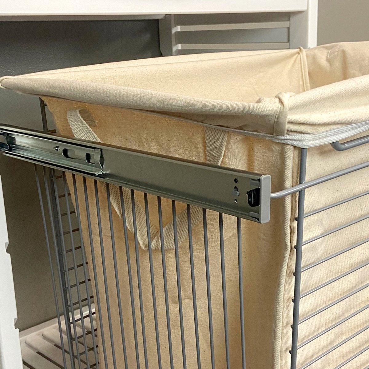 Pull Out Laundry Hamper Basket - John Louis Home - Laundry Basket