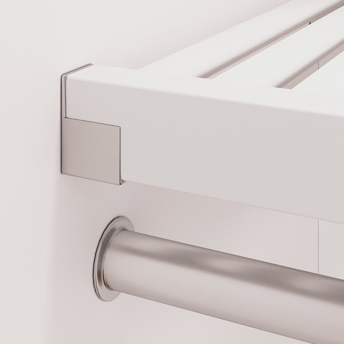 Solid Wood Closet Organizer with 3 Drawers and Doors Shaker - John Louis Home - Closet Organizers