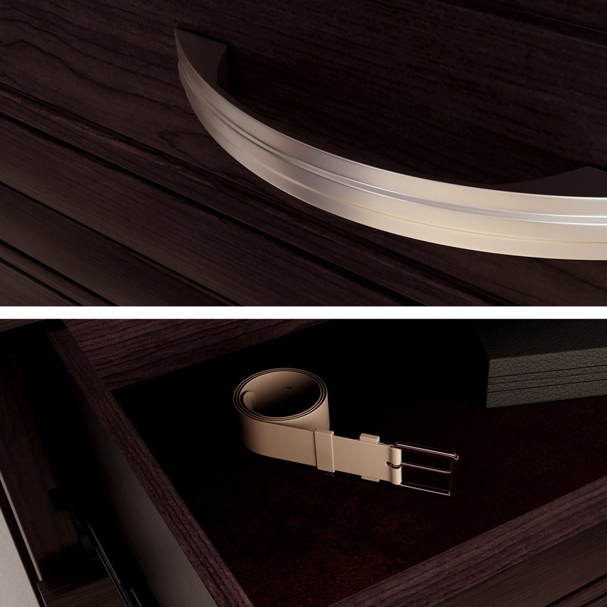 Solid Wood Closet Organizer with 5 Drawers Modern - John Louis Home - Closet Organizers