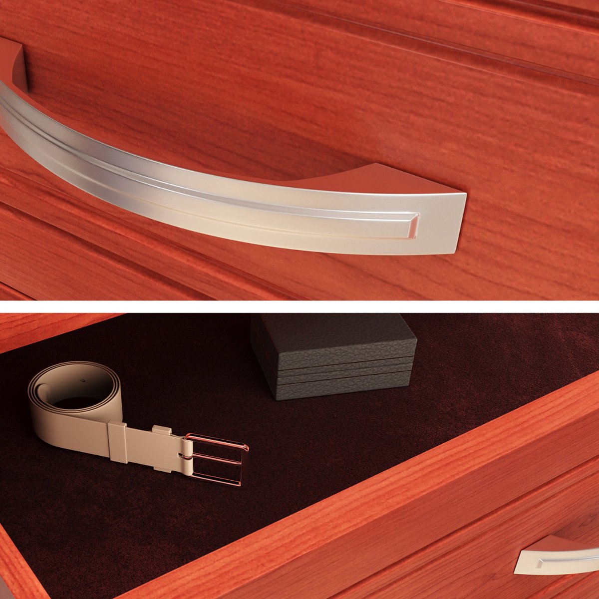 Solid Wood Closet Organizer with 6 Drawers and Doors Modern - John Louis Home - Closet Organizers