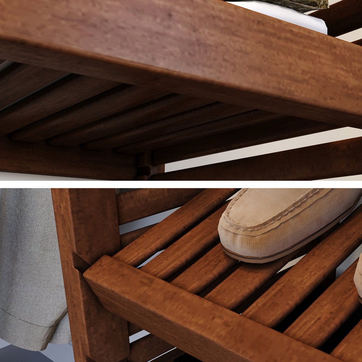 Solid Wood Closet Organizer with 6 Drawers and Doors Shaker - John Louis Home - Closet Organizers