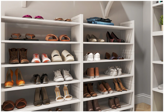 Stackable Shoe Shelves: Vertical Logic for the Efficient Home