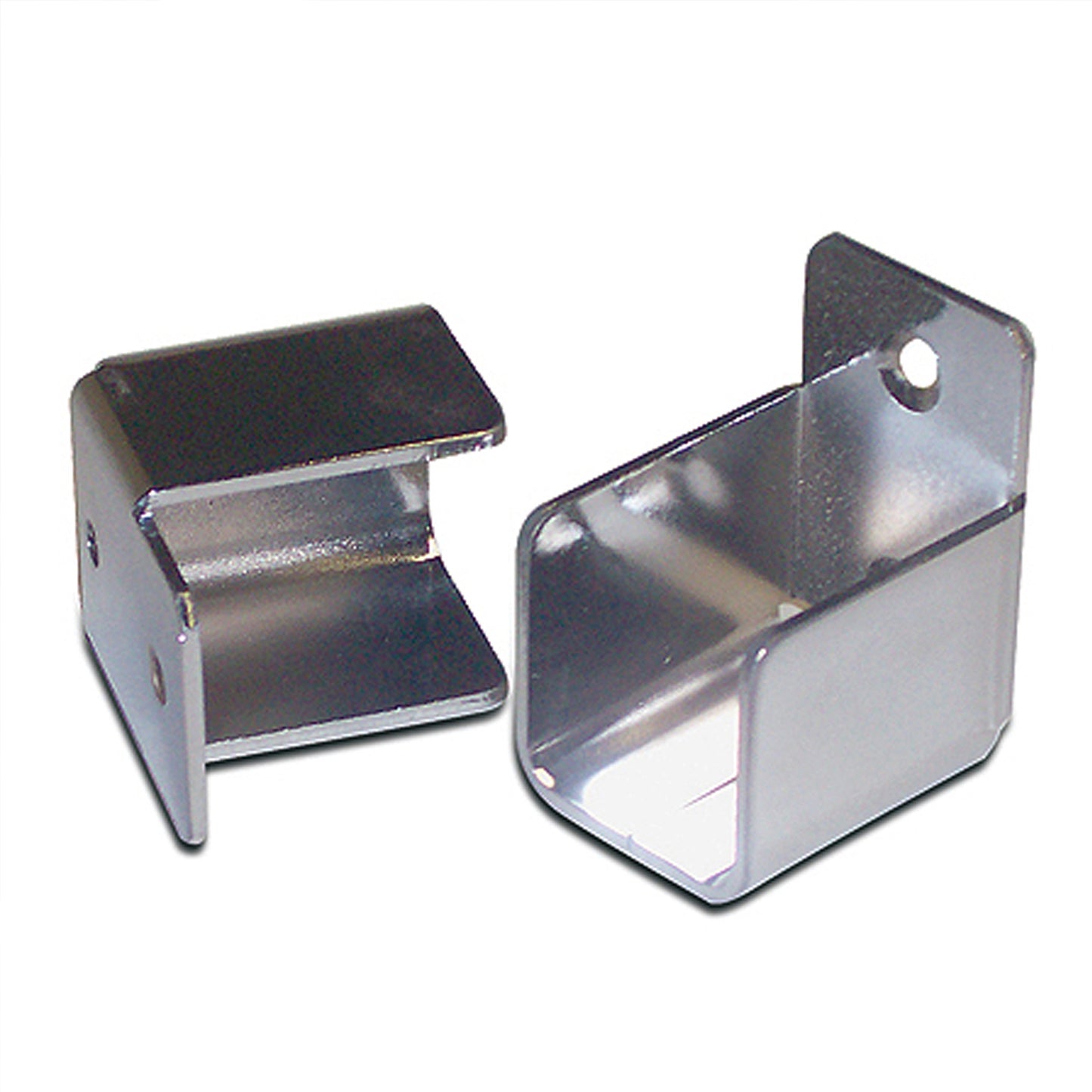 Powder Coated Nickel shelf end hardware