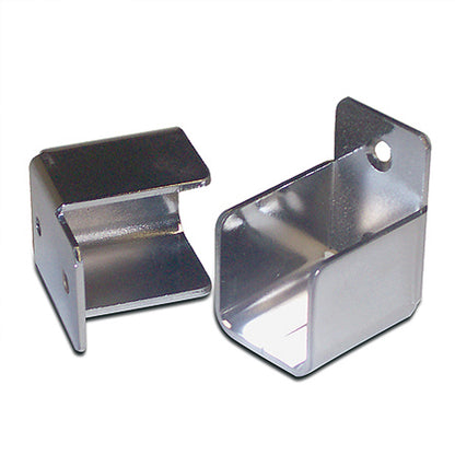 Powder Coated Nickel shelf end hardware