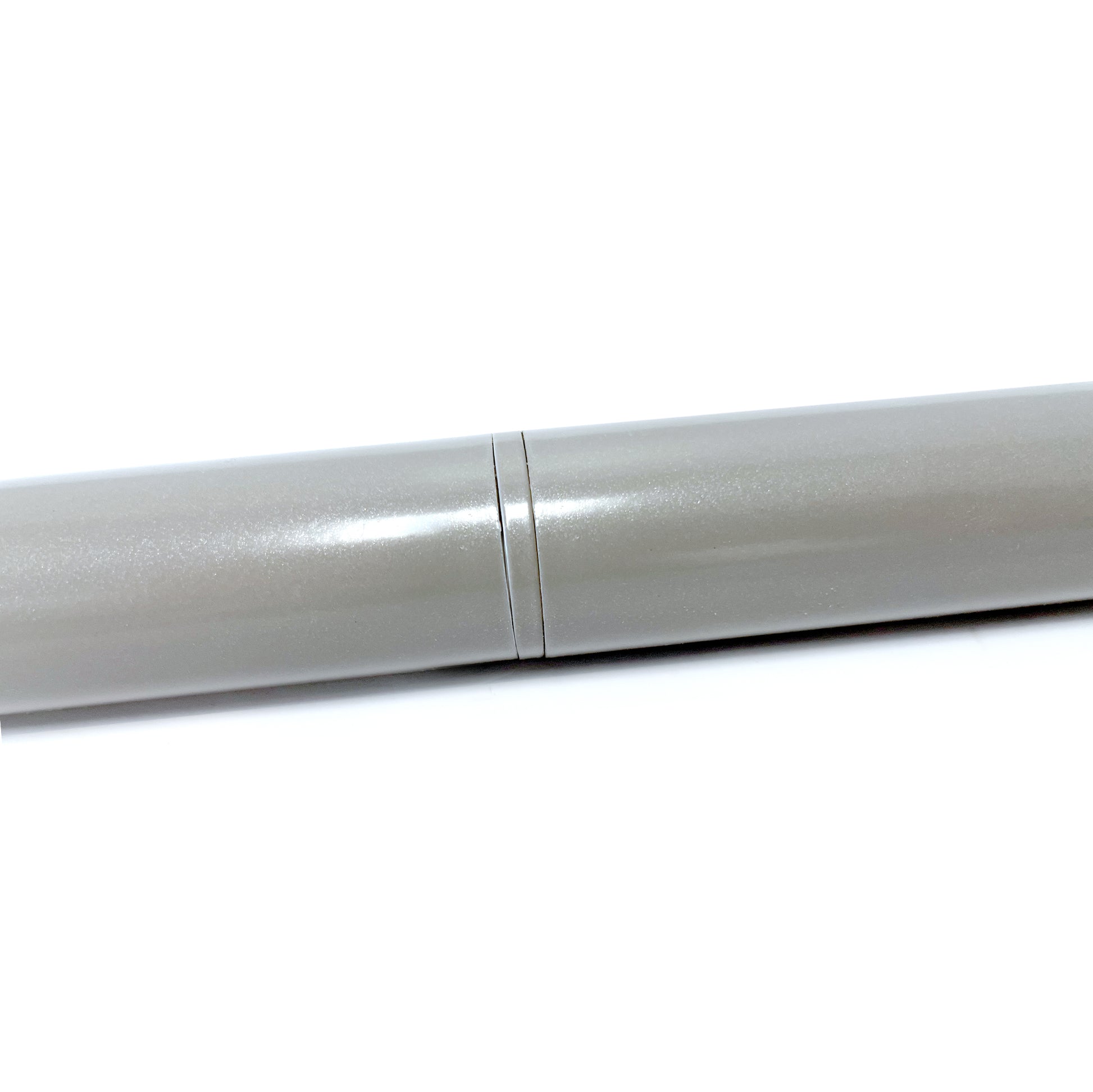 two garment bars connected by bar connector hardware