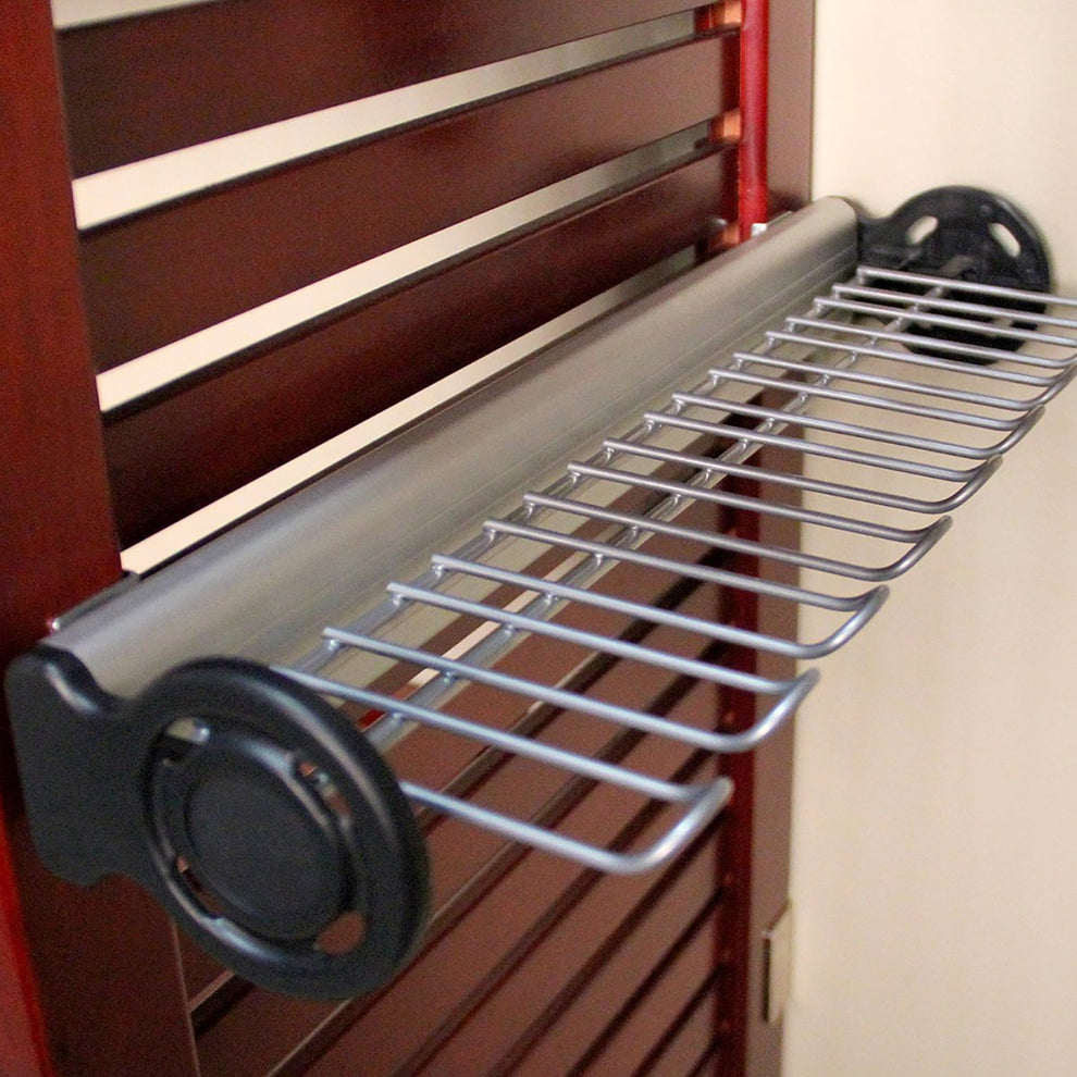 Sliding Belt & Tie Rack | Pull-Out Metal Tower Organizer – John Louis Home
