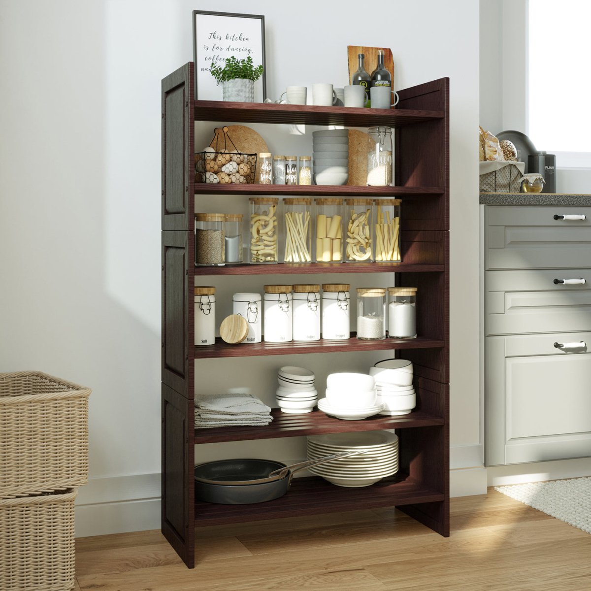 Solid Wood Stackable Shoe Racks | Modular Vertical Storage – John Louis ...