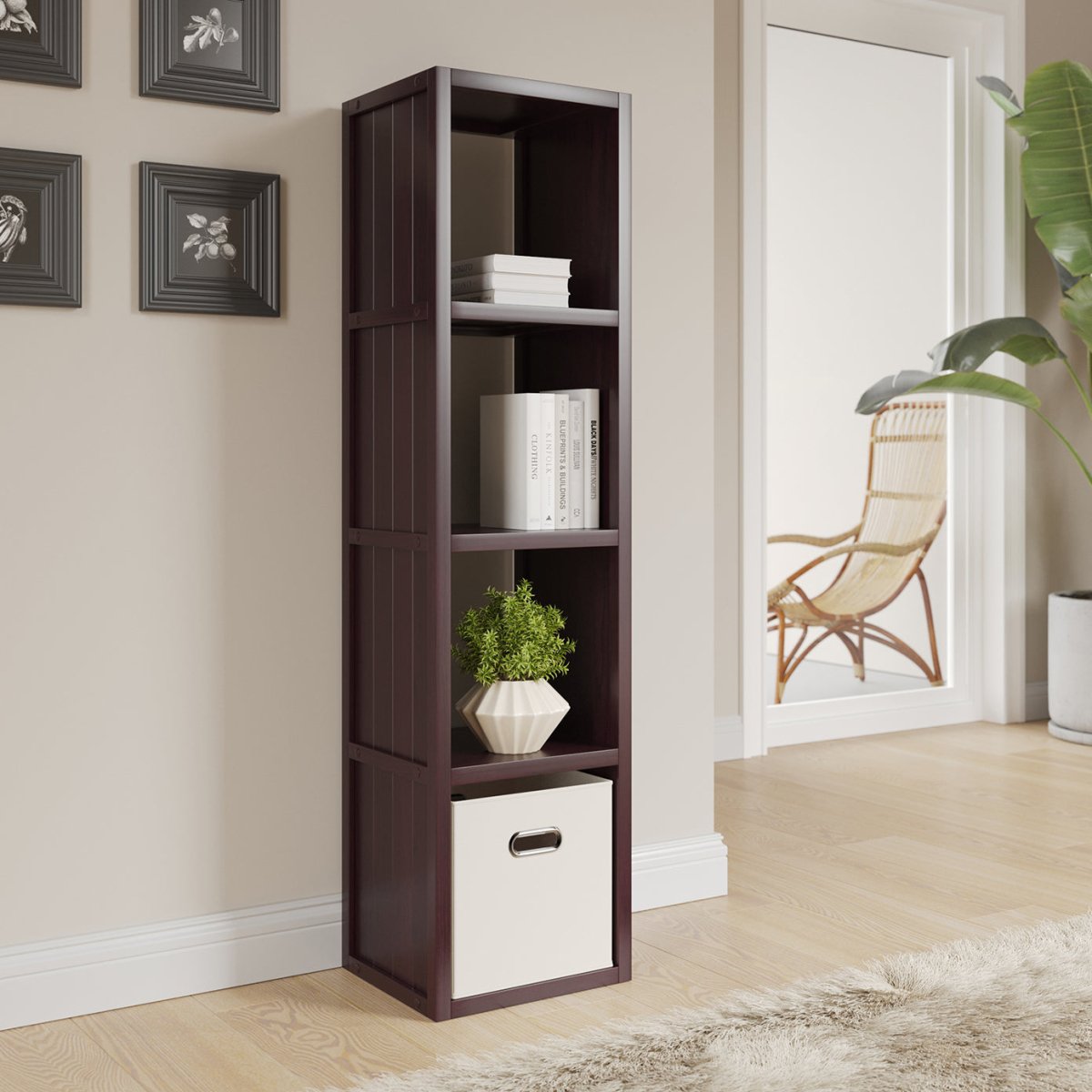 Solid Wood Cube Organizers | Stackable 4 & 9 Cube Units