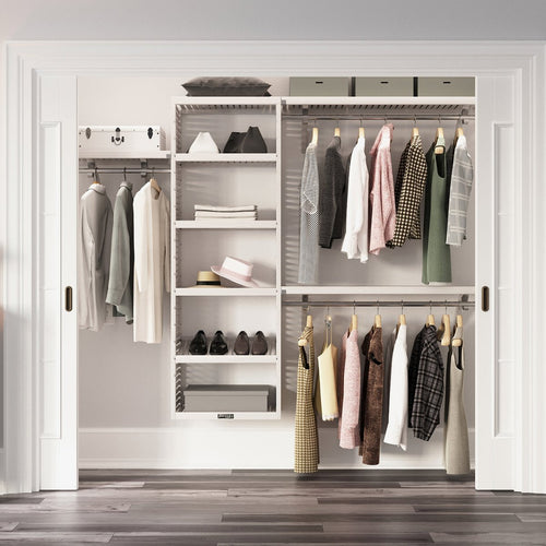 Solid Wood Closet Organizer - John Louis Home - Closet Organizers
