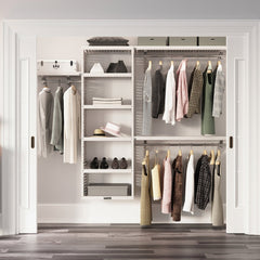 Solid Wood Closet Organizer System