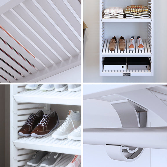 image walkin closet with shelving product features