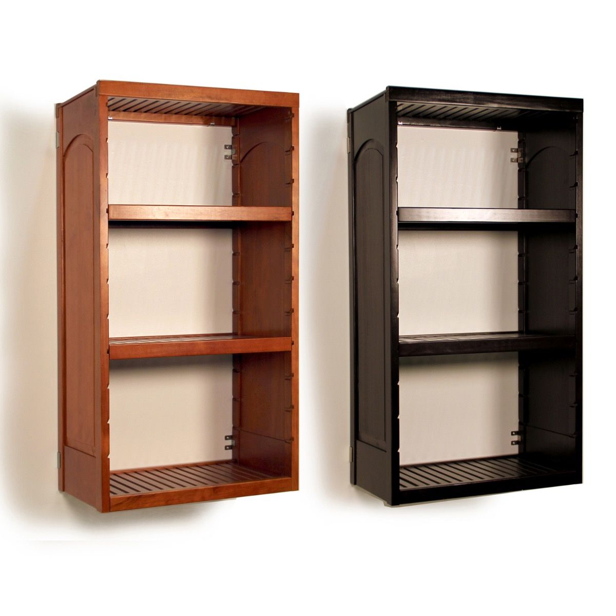 16in. Deep Woodcrest Tower with shelves | John Louis Home
