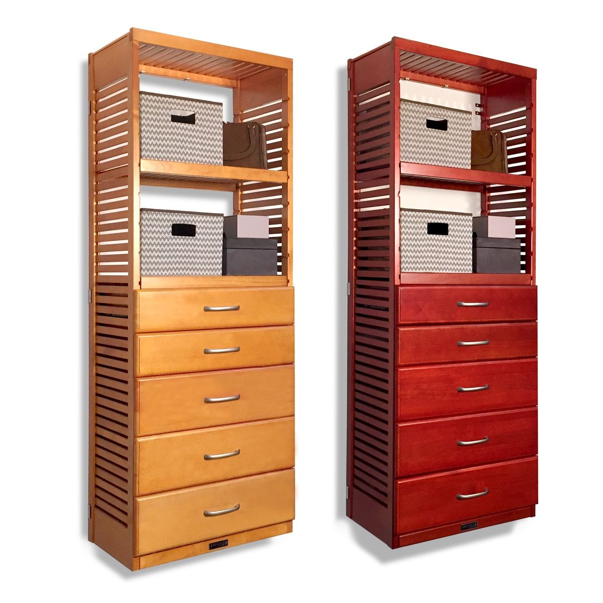 16in. Deep 6ft. Tower with drawers | John Louis Home