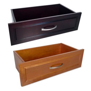 12in. x 6in. Woodcrest Drawer Caramel finish