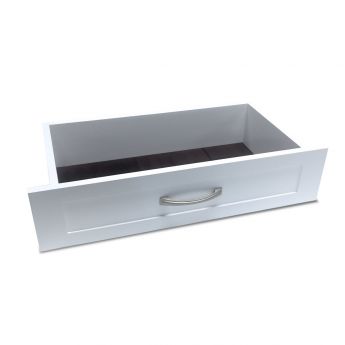 12in. x 6in. Woodcrest Drawer White finish