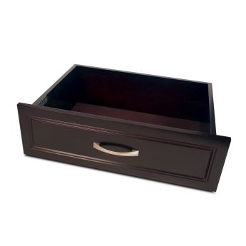 16in. x 8in. Woodcrest Drawer Caramel finish