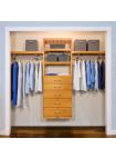 16in Deep Deluxe Closet Organizer with 5 drawers l John Louis Home