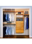 16in Deep Deluxe Closet Organizer with 5 drawers l John Louis
